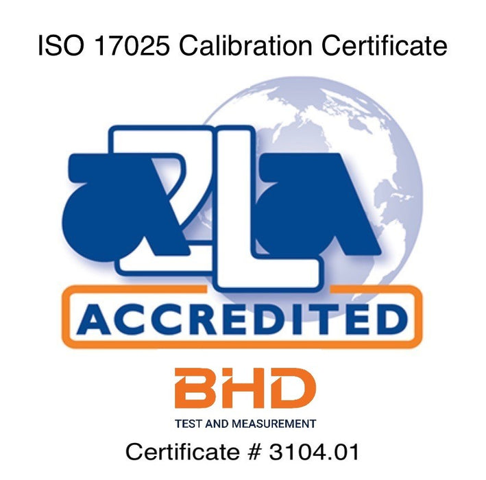 As New Calibration - Accredited