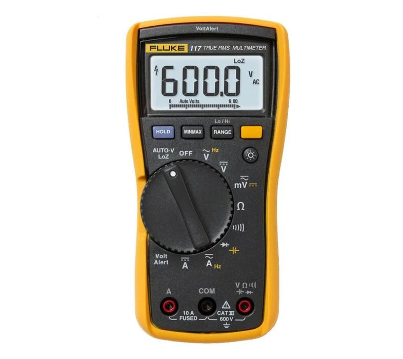 Fluke 117 Digital Multimeter with Non-Contact Voltage Detector