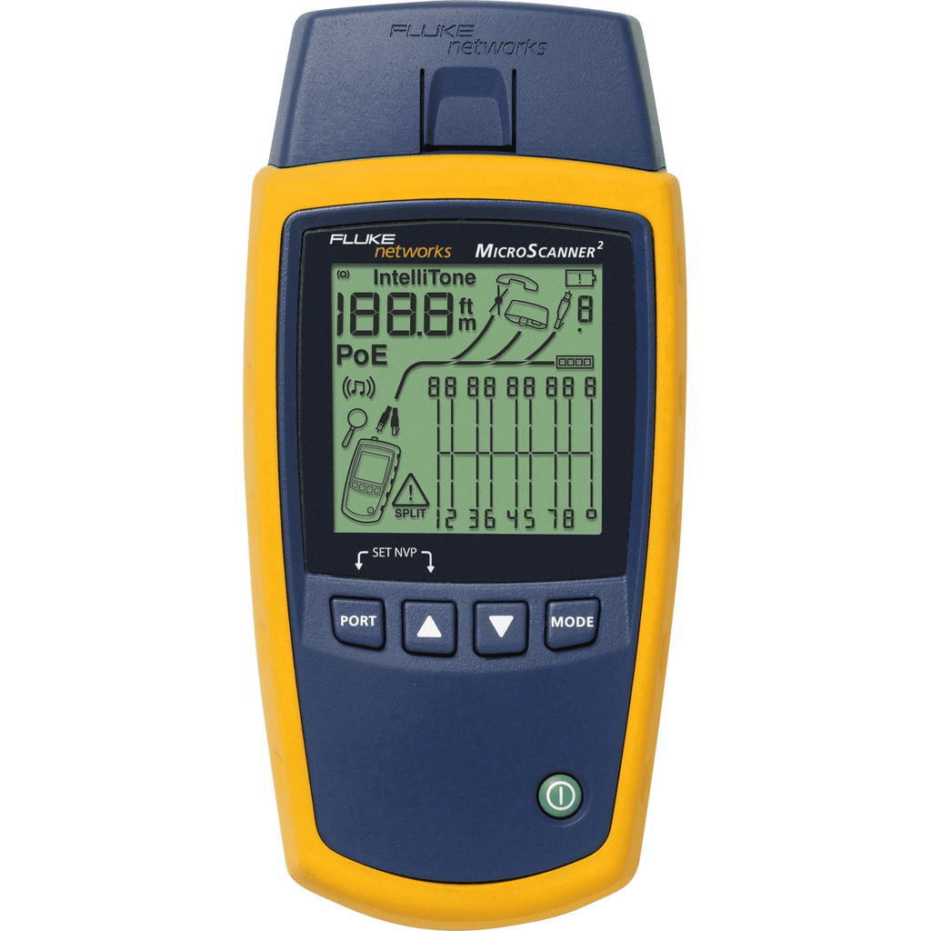 Fluke Networks MS2-100 MicroScanner² Cable Verifier — BHD TM Fluke Networks MS2-100 MicroScanner² Cable Verifier — BHD TM