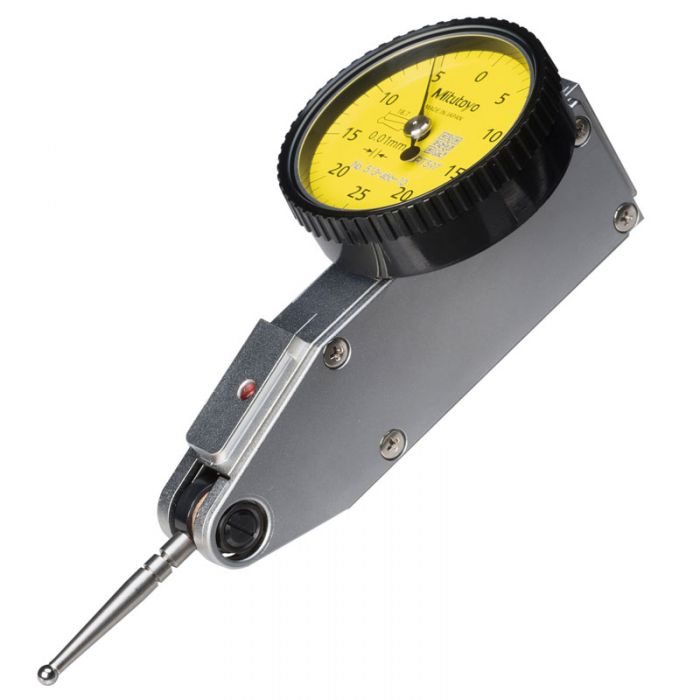 Mitutoyo 513-466-10E Horizontal Dial Test Indicator, Basic Standard Set, 0.5mm Range